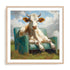Couch Cow Comfort I Wall Art #oran_natural-white-border