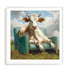 Couch Cow Comfort I Wall Art #oran_white-white-border