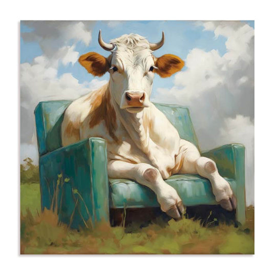 Couch Cow Comfort I Wall Art