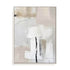 Wall Art Stretched Canvas In White  Frame - Neutral Balance Ii Abstract Art