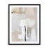 Wall Art Print Poster In Black Frame - Neutral Balance Ii Abstract Art