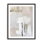 Wall Art Print Poster In Black Frame - Neutral Balance Ii Abstract Art