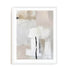 Wall Art Print Poster In White Frame - Neutral Balance Ii Abstract Art