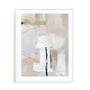 Wall Art Print Poster In White Frame - Neutral Balance Ii Abstract Art