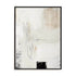 Wall Art Stretched Canvas In Black Frame - Neutral Balance Iii Abstract Art