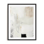 Wall Art Print Poster In Black Frame - Neutral Balance Iii Abstract Art