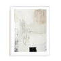 Wall Art Print Poster In White Frame - Neutral Balance Iii Abstract Art