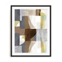 Wall Art Print Poster In Black Frame - Silhouette Symphony I Abstract Art