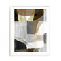 Wall Art Print Poster In White Frame - Silhouette Symphony Ii Abstract Art