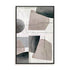 Wall Art Stretched Canvas In Black Frame - Veils Of Light I Abstract Art