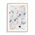 Wall Art Print Poster In Natural Oak Frame - Echoes Of The Night I Abstract Art
