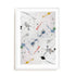 Wall Art Print Poster In White Frame - Echoes Of The Night I Abstract Art