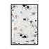 Wall Art Stretched Canvas In Black Frame - Echoes Of The Night Ii Abstract Art