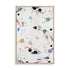 Wall Art Stretched Canvas In Natural Oak  Frame - Echoes Of The Night Ii Abstract Art
