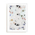 Wall Art Print Poster In White Frame - Echoes Of The Night Ii Abstract Art