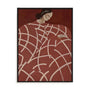 Red Web Wall Art