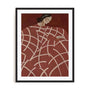 Red Web Wall Art