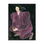 Seated Plum Wall Art
