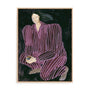 Seated Plum Wall Art