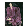 Seated Plum Wall Art