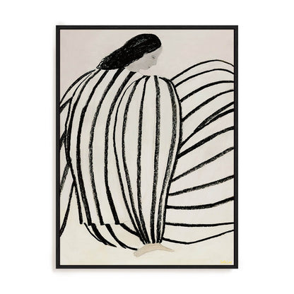 Bird and Stripes Wall Art