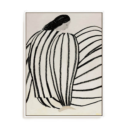 Bird and Stripes Wall Art