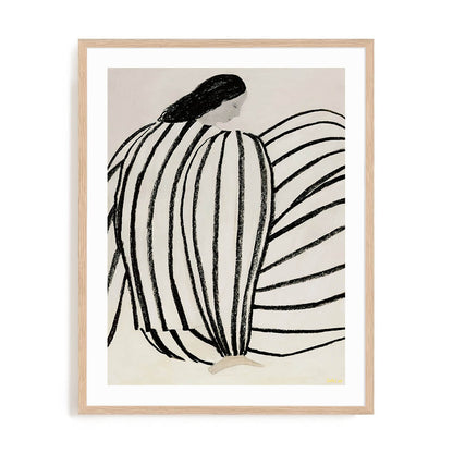 Bird and Stripes Wall Art