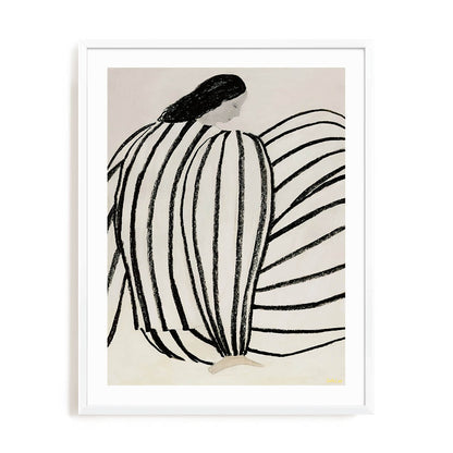 Bird and Stripes Wall Art