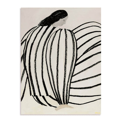 Bird and Stripes Wall Art