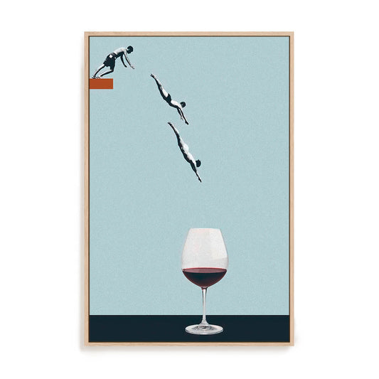 Wine Dive Wall Art