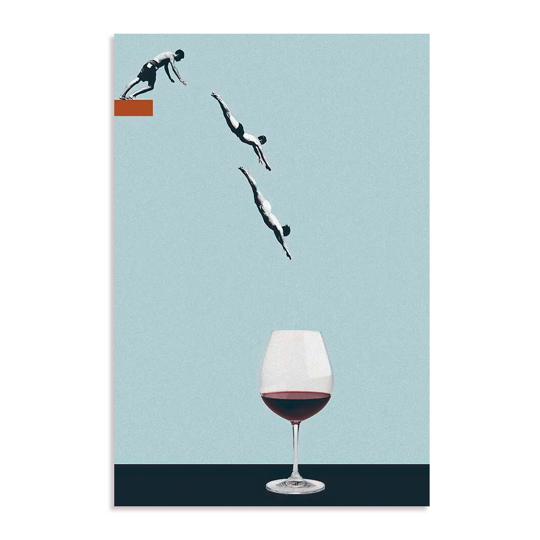 Wine Dive Wall Art
