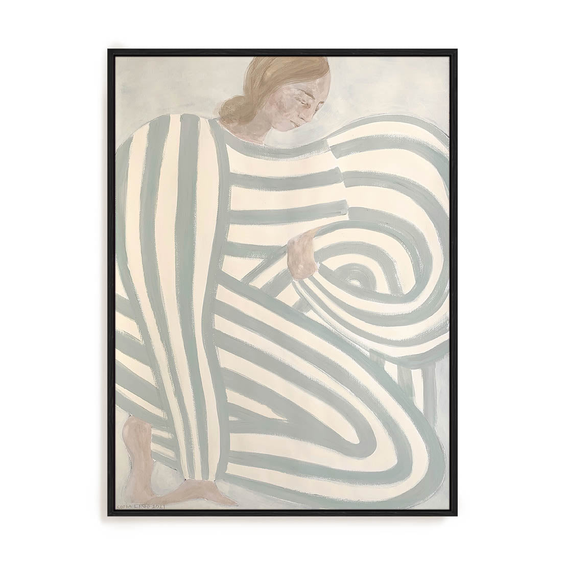Soft Spiral Wall Art