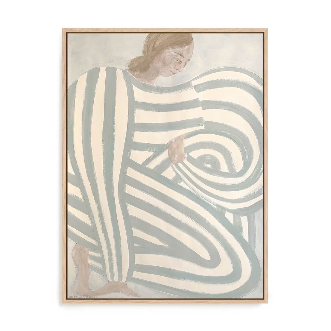 Soft Spiral Wall Art