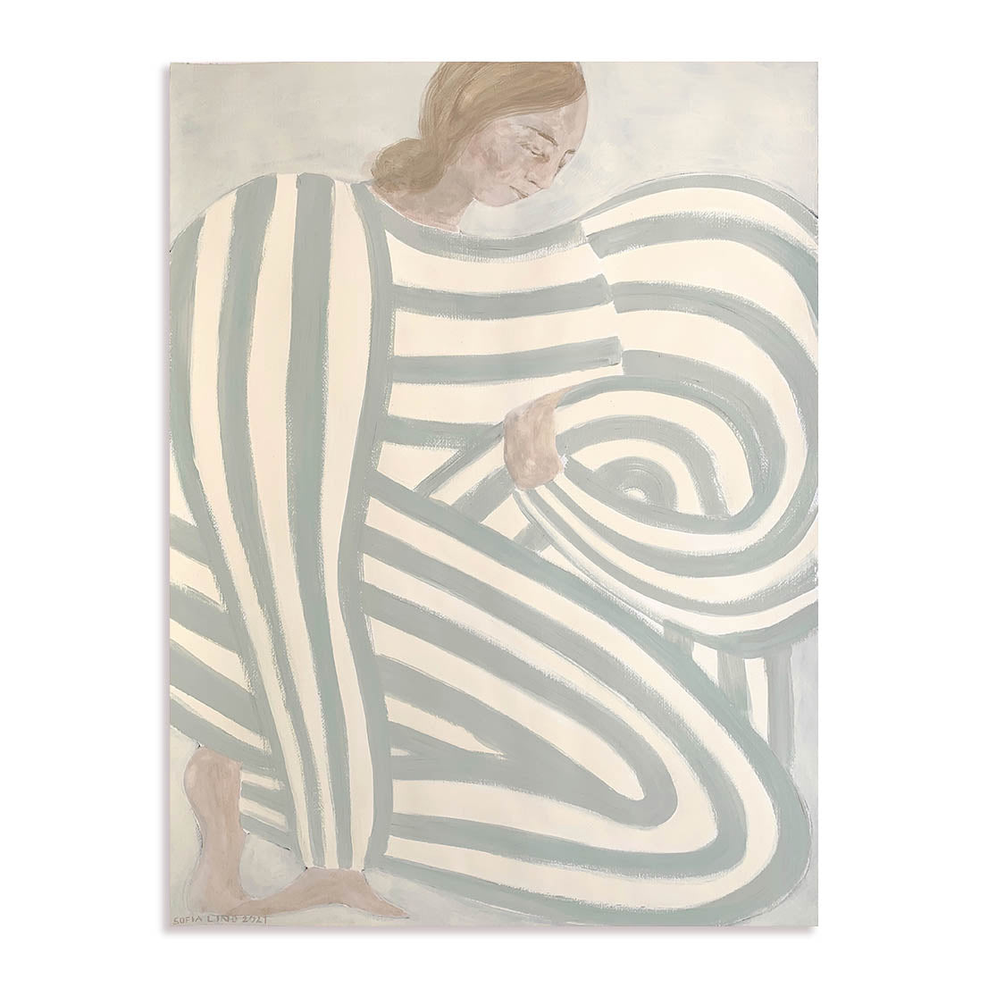 Soft Spiral Wall Art