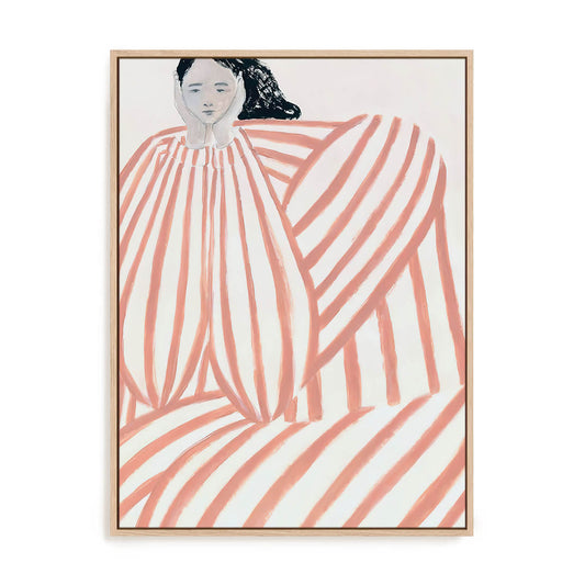 Striped Embrace Wall Art