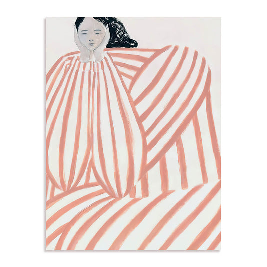 Striped Embrace Wall Art