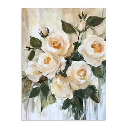 Cream Bloom Waltz Wall Art
