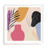 Modern Muse Garden Wall Art #oran_white-white-border