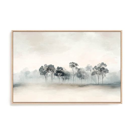 Misty Eucalyptus Ridge Wall Art