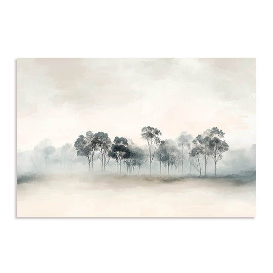 Misty Eucalyptus Ridge Wall Art
