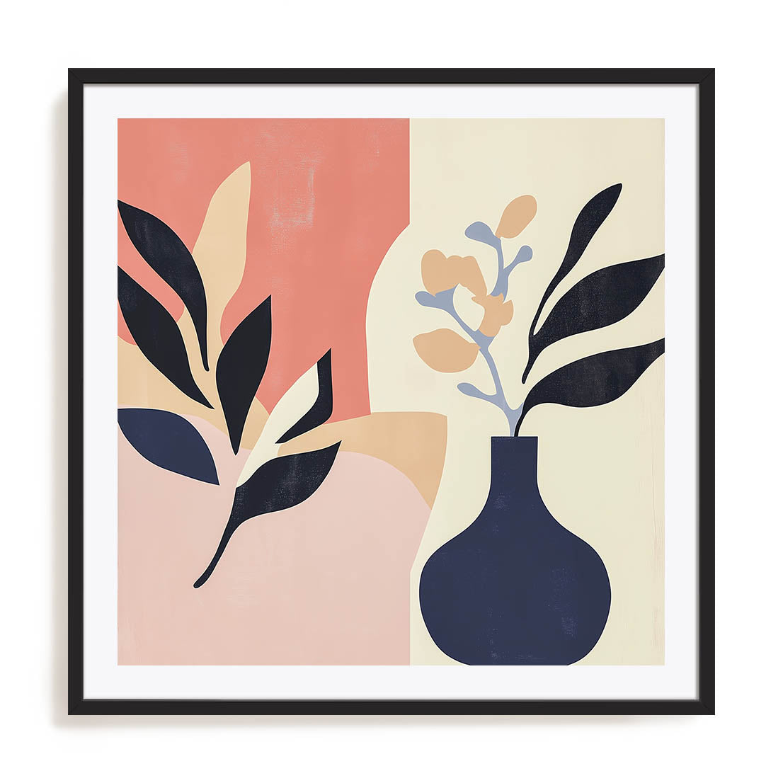 Coral Vase Rhythm Wall Art