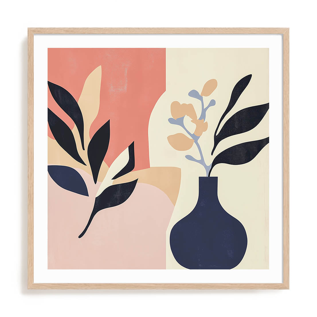 Coral Vase Rhythm Wall Art