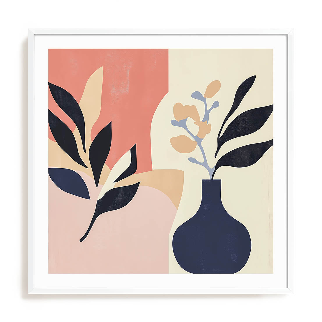 Coral Vase Rhythm Wall Art