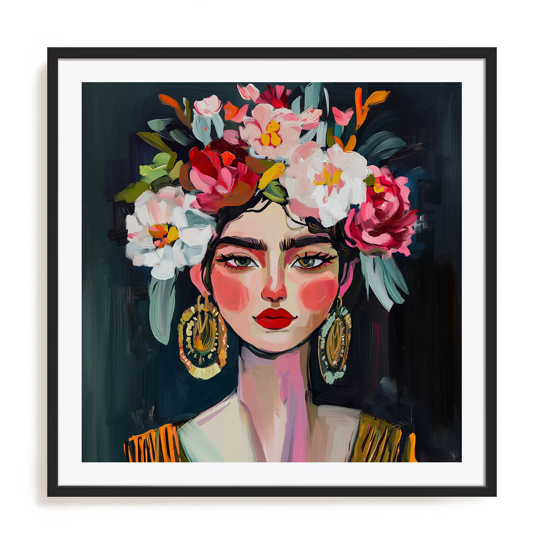 Frida in Bloom Wall Art