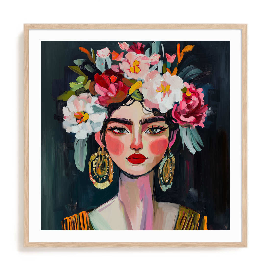 Frida in Bloom Wall Art