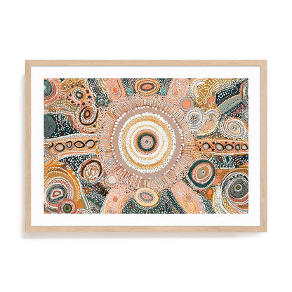 Purlapa Kulungka (Designs of the Desert) Wall Art