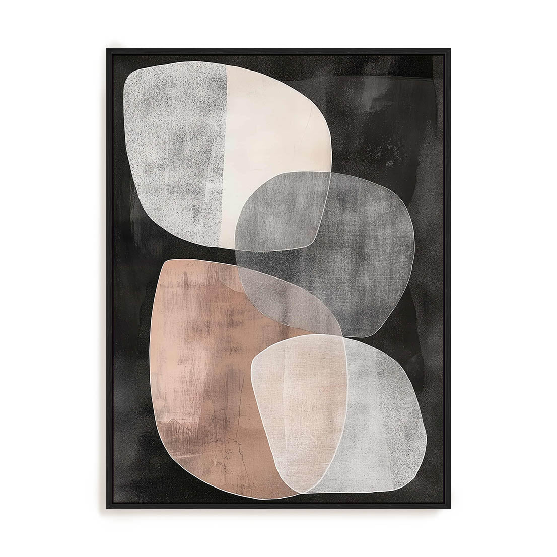 Whispers in Charcoal Wall Art