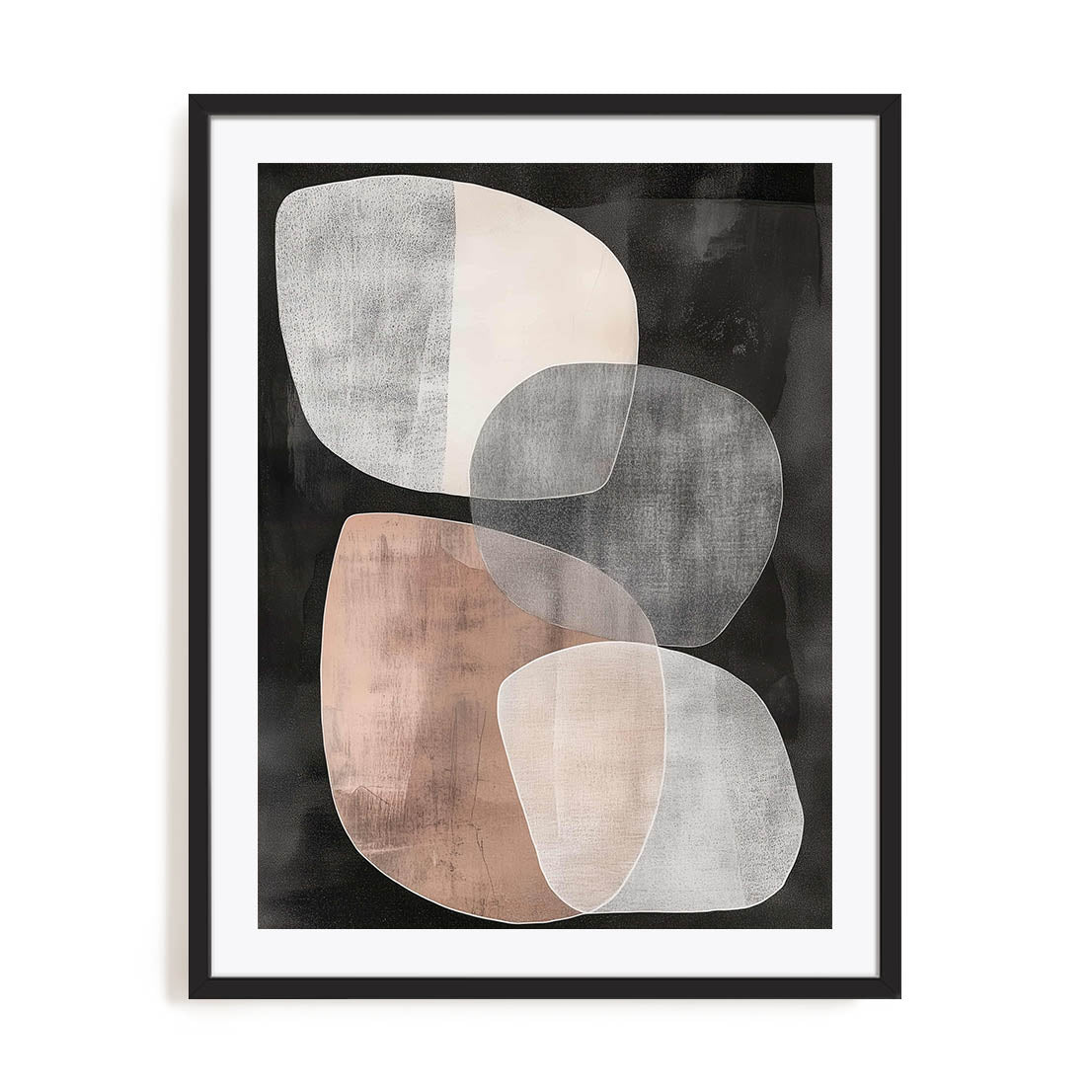 Whispers in Charcoal Wall Art