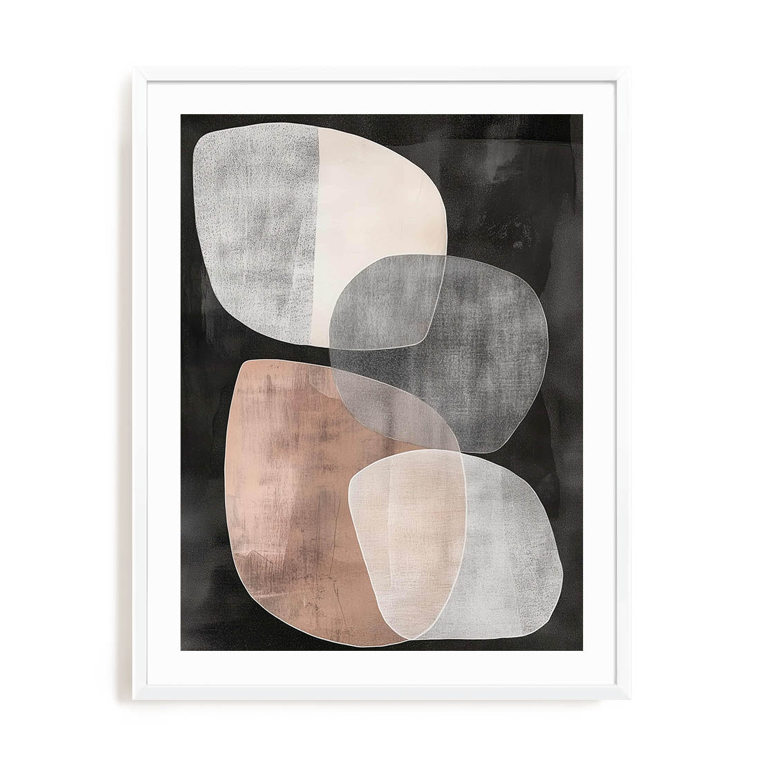Whispers in Charcoal Wall Art