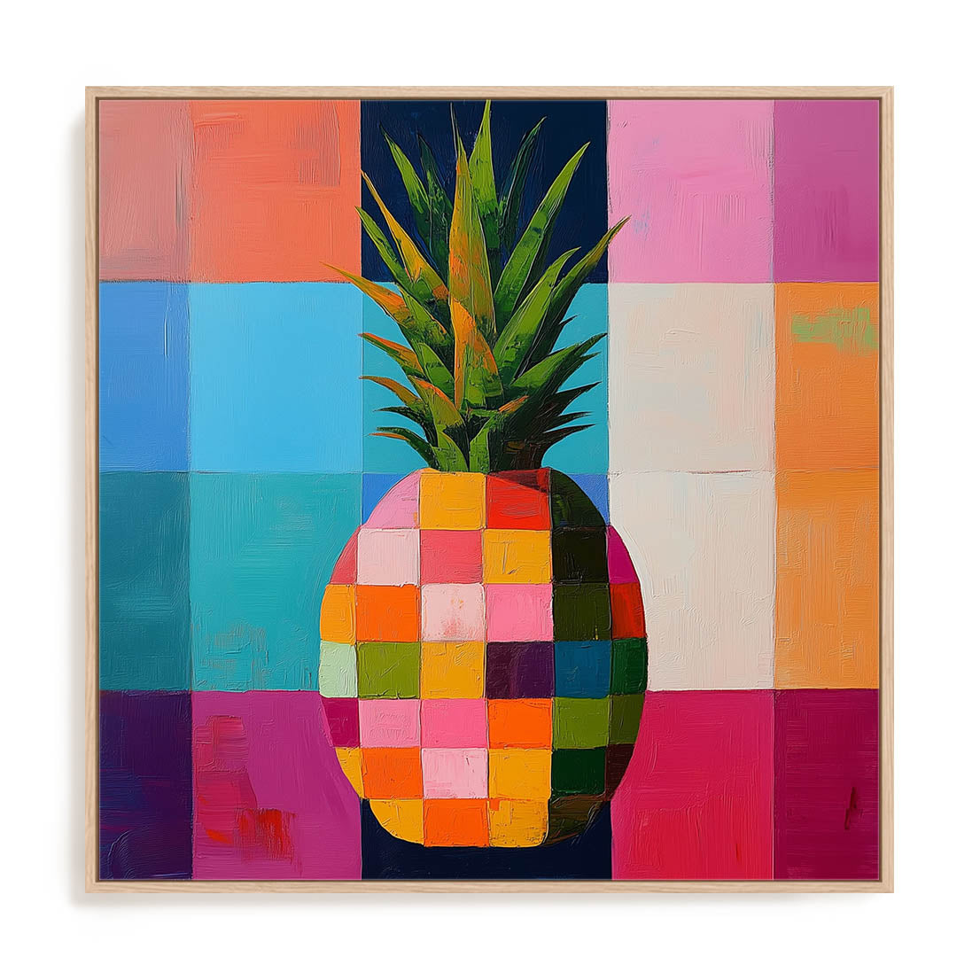 Disco Pineapple Wall Art